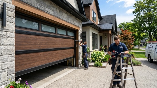 New garage door
